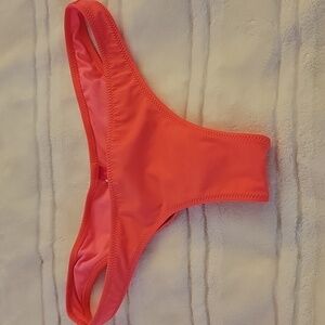 Victoria's Secret Orange/Pink Bikini Bottom